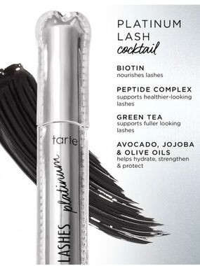 tarte Platinum Silver Metallic Mascara Tube Brand New in Box!!